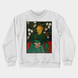 La Berceuse (Woman Rocking a Cradle; Augustine-Alix Pellicot Roulin, 1851–1930) Crewneck Sweatshirt